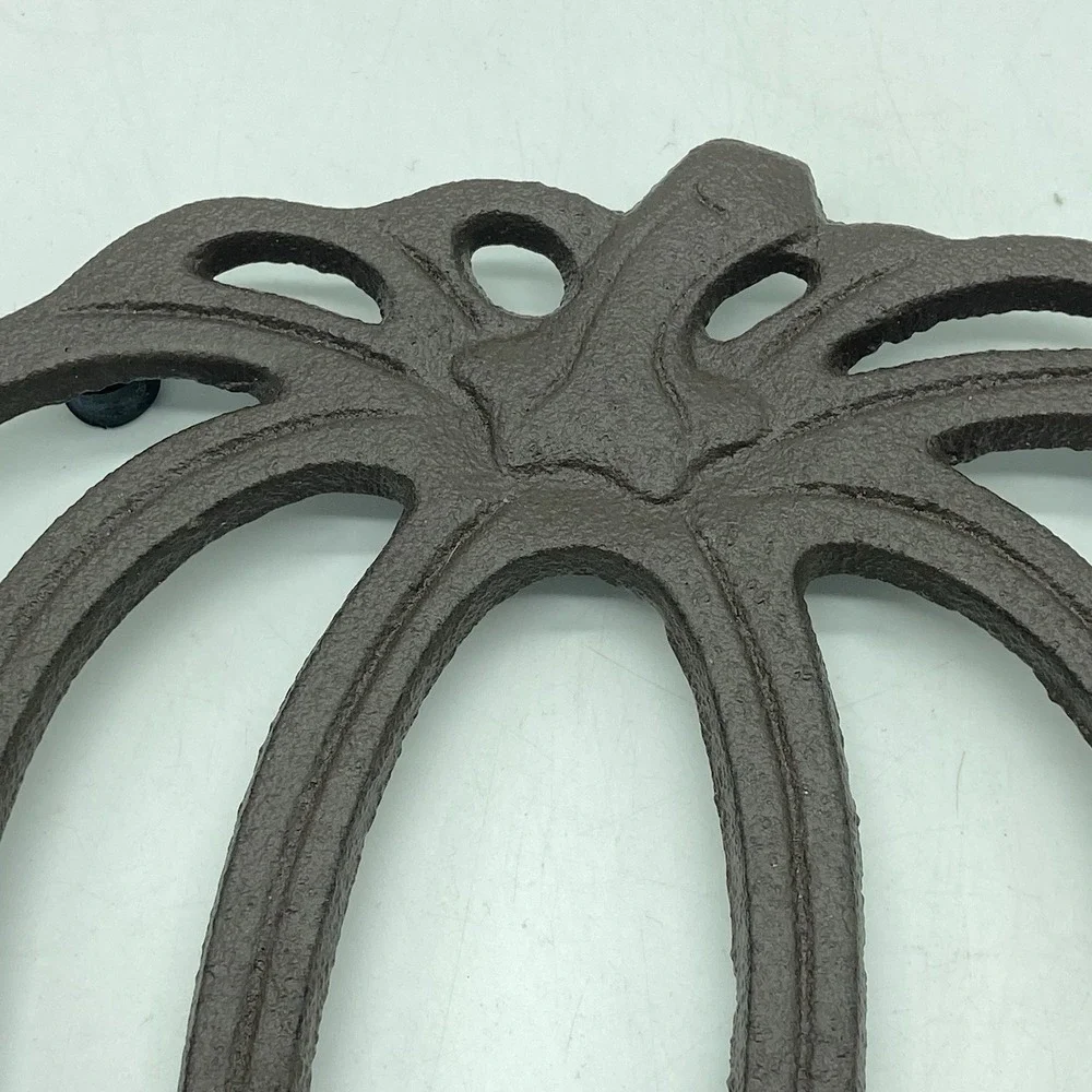 Cast Iron Pumpkin‎ Trivet Rustic Fall Kitchen Decor Thanksgiving Farmhouse Table
